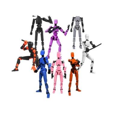 Imagem de Brinquedo De Ação Robô Transformável Portátil Para Crianças, Boneco Em