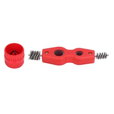 Imagem de Acouto Conjunto de Limpador de Tubos e Alargador para Tubos de Cobre - Polimento Eficiente, Escova de Rebarbação e Ferramentas de Remoção para Encanamento Profissional