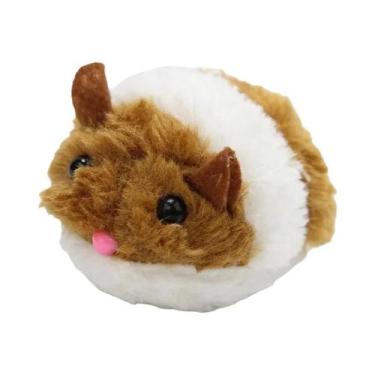 Imagem de Brinquedo Interativo De Pelúcia Para Gato, Rato Com Movimento Divertid