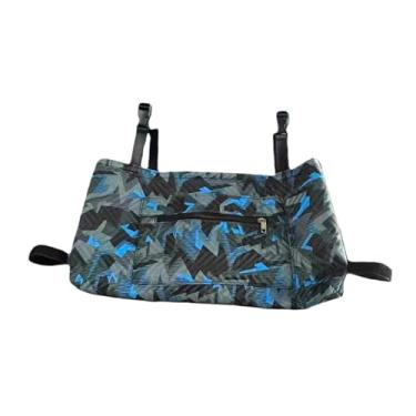 Imagem de Kokiya Bolsa de armazenamento impermeável para andador, cesto organizador impermeável para apoio de braço lateral, ideal para andadores, cadeiras de rodas e