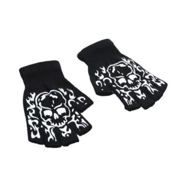 Imagem de Luvas Térmicas Estilosas E Quentes Para Clima Frio, Halloween, Inverno