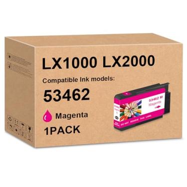 Imagem de Cartucho de tinta de substituição compatível com tinta magenta Primera 53462 para impressora Primera LX1000 LX2000 (1 Magenta)