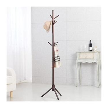 Imagem de 5sssallefaa Cabides para cabide de madeira, cabide de madeira, cabideiro, criativo, para móveis domésticos, suporte de armazenamento, cabide de madeira, prateleira de secagem para quarto, prateleira