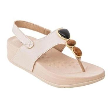 Imagem de Sandália Modare Ultraconforto Elástico Calce Fácil 7207.102 - Creme-Feminino