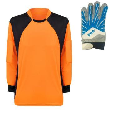 Imagem de Camisa Goleiro trb Infantil Luva DRB Azul Branco Infantil-Masculino