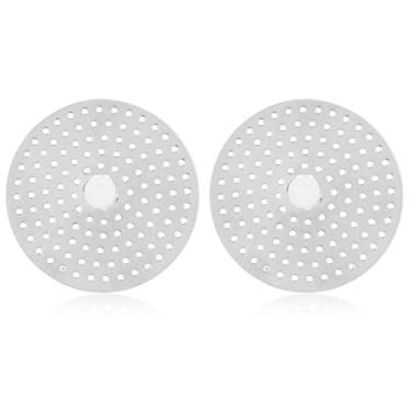 Imagem de Filtro de substituição para prensa de café, tela de malha fina profissional de aço inoxidável, durável, perfeito para restaurantes, cafés, uso doméstico, 2 pacotes (Serve 2 porções)