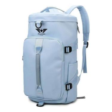 Imagem de Mochila Bolsa Viagem Academia Transversal Impermeável Treino - - Falco