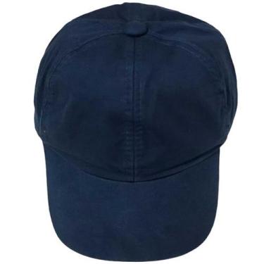 Imagem de Boné Masculino Feminino Lavado Liso Tecido Premium - Original Cap, Azu