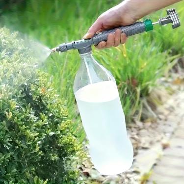 Imagem de 1 pulverizador de pressão manual resistente – bocal ajustável, pulverizador de jardim portátil para cuidados com o gramado e irrigação de plantas (ferramenta de pulverização portátil de plástico)