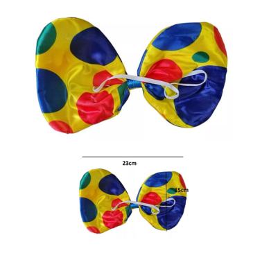 Imagem de Fantasia de Palhaço Gravata Borboleta Acessório Festas
