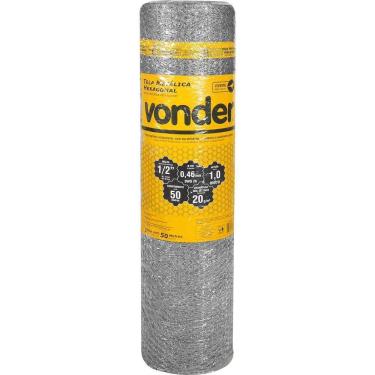 Imagem de Tela Metálica Hexagonal, Viveiro, Malha 1/2, 26 Bwg X 1,0 M, Com 50 M, Vonder Ostenvonder