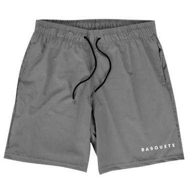Imagem de Bermuda Praia Elastano Premium Grey WSS Basquete, Cinza, G
