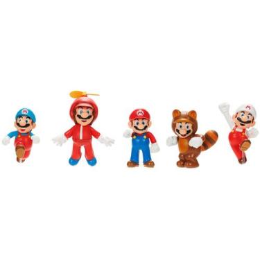 Imagem de 5 Bonecos Coleção Transformações do Mario - Super Mario - Sunny Brinqu
