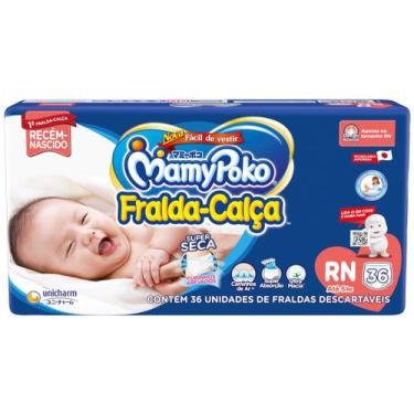 Imagem de Fralda mamypoko premium calca jumbo recem nascido