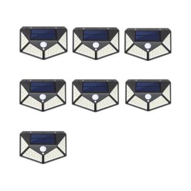 Imagem de 12 Luzes Solares de Parede com Sensor de Movimento - 100 LEDs - Ilumin