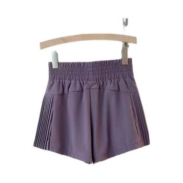 Imagem de Saia-Calça Plissada Feminina De Cintura Alta Com Shorts Internos Para 