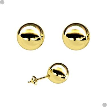 Imagem de Brinco Bolinha 5 milímetros Ouro 18K Tarraxa Rosca 22277 K045 - Usa Jo