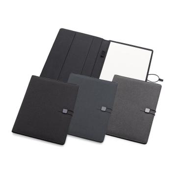 Imagem de Pasta Executiva Convenção Luxo com 20 Folhas Pautadas, Bloco de Anotações, Porta Documentos e Cartões 31 X 23,5 X 2 cm