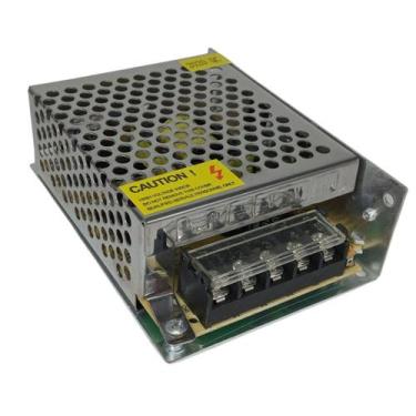 Imagem de Fonte chaveada 12v 5a 60w - 110/220v bivolt som automotivo camera colm