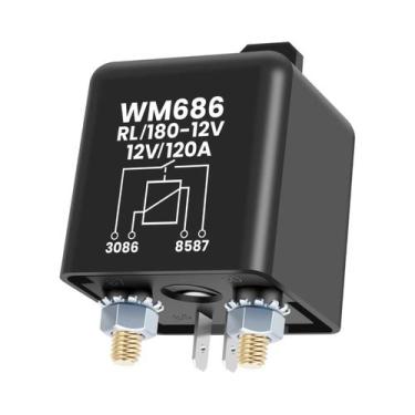 Imagem de Interruptor De Relé De Bateria De Carro 12V Com Controle Remoto Duplo 