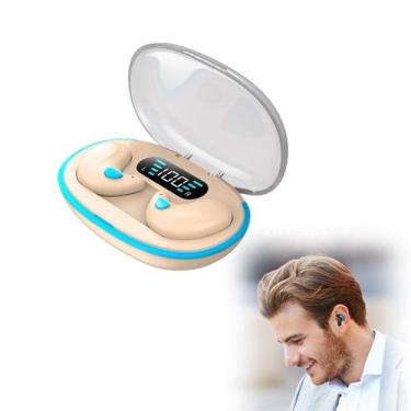 Imagem de Fone de ouvido Bluetooth Bone Conduction Sleep Wireless Beige - Marca 