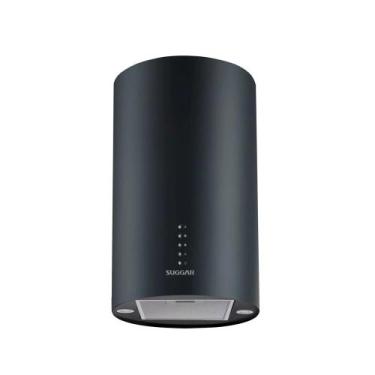 Imagem de Coifa Ilha Quartzo Redonda 35cm Suggar TP3522PT 220V Preto, 220V