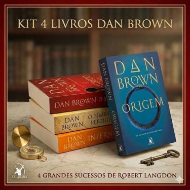 Imagem de Kit Saga Robert Langdon Vol 3-6: Símbolo Perdido + Inferno + Origem + 
