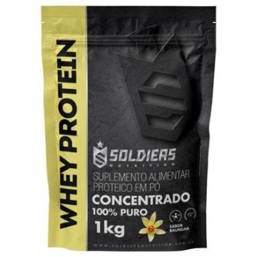 Imagem de Whey Protein Concentrado 1Kg - Baunilha - Importado - Soldiers Nutrition-Unissex