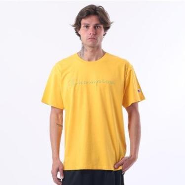 Imagem de CAMISETA CHAMPION ATHLETIC SCRIPT PUFF LOGO INK-Masculino
