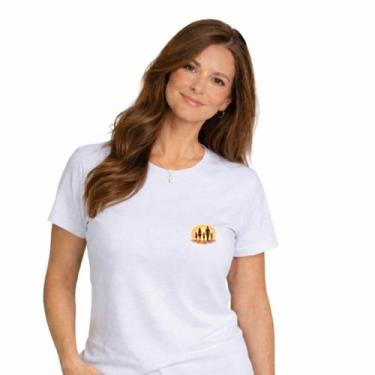 Imagem de Camiseta Básica Tradicional 100% Algodão Estampa Em Dtf Família EI-270