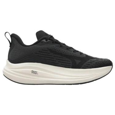 Imagem de Tênis Mizuno Neo Aura Feminino Amortecimento Superior, Preto, Roxo, 37