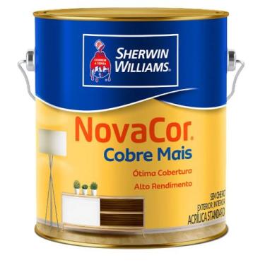 Imagem de Tinta Acrílica Sherwin Williams Novacor Cobre Mais Fosca Galão 3.6L Al