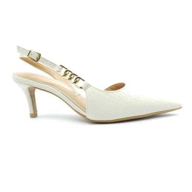 Imagem de Sapato Vizzano Feminino 1456104, 38, Branco off
