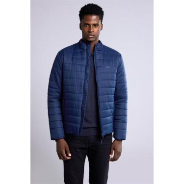 Imagem de Jaqueta Puffer com Zíper - Azul Marinho - Highstil, Azul marinho, GG