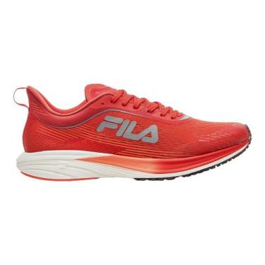 Imagem de Tênis De Corrida Feminino Fila KR6 Frame Original, 35, Vermelho, Branc