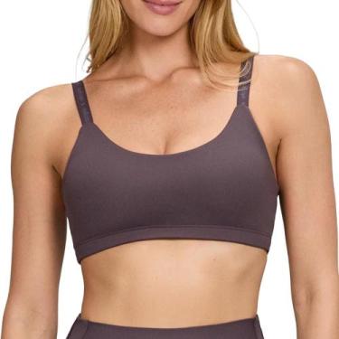 Imagem de Top alto giro com elástico ref:2531506 feminino, Marrom, G