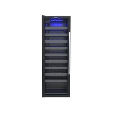 Imagem de Adega Climatizada Venax Piubella 200 50 Garrafas Vidro Duplo Preto 220V