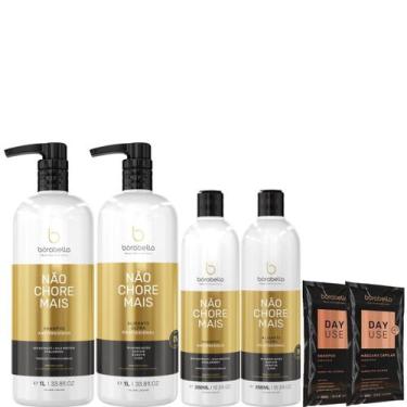 Imagem de Borabella Kit Não Chore 2x1 Litro + Não Chore 2x350ml
