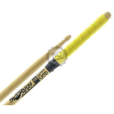 Imagem de Baqueta Spanking Comfort Grip 5B Amarela com cabo emborrachado mais pe