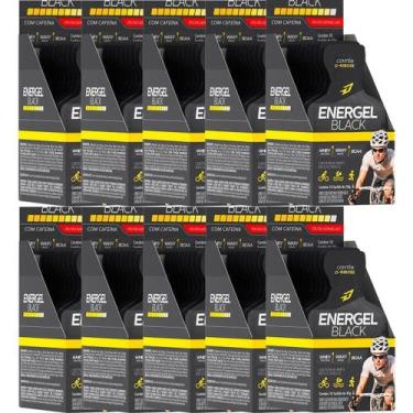 Imagem de Kit 10X Energel Black - 10 Sachês Frutas Vermelhas - BodyAction - Body