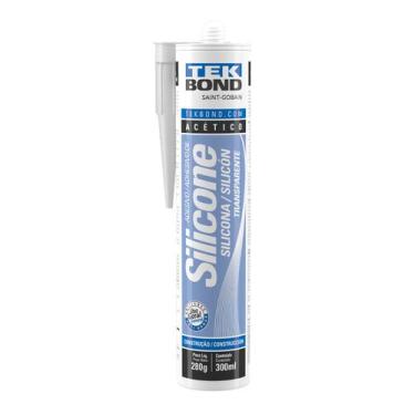 Imagem de Adesivo de silicone acetico 280g transparente - TEKBOND