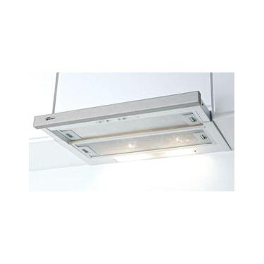 Imagem de Depurador Slim de Embutir Fischer Depurador de Embutir 60cm 3 Velocidades Aço Inox Branco 220V