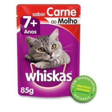 Imagem de Sache whiskas adulto senior carne 85gr