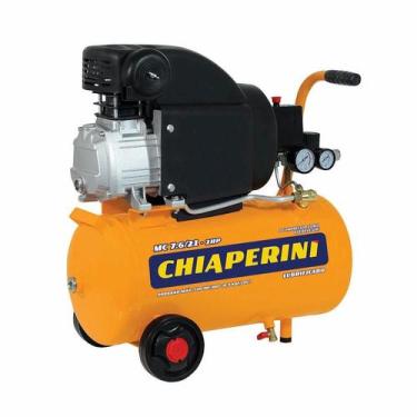 Imagem de Compressor de Ar 7.6 Pés 21 Litros 2.0CV Monofásico Chiaperini 22843, 