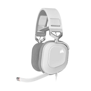 Imagem de Headset Gamer Corsair HS80 RGB USB, Surround 7.1, Drivers 50mm, Branco - CA-9011238-NA