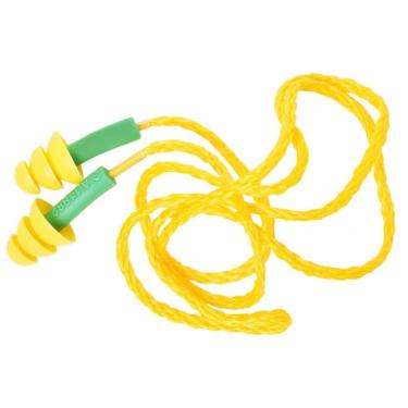 Imagem de Protetor Auricular Reutilizável Millennium Millenium Atenuação 17 Db Intra-Auricular com Cordão de Poliéster Verde