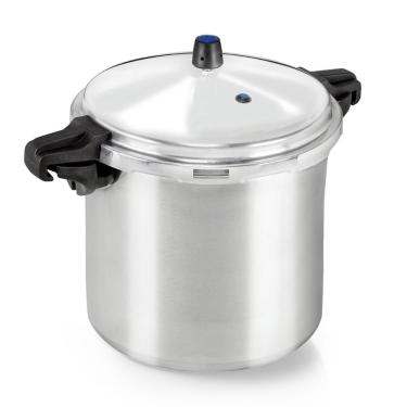Imagem de Panela de Pressão 97189 Alumínio sem Revestimento 25L com 5 Sistemas de Segurança Nigro 30CM 25L