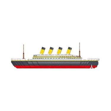 Imagem de Modelo De Barco 3D Do Titanic, Blocos De Montagem DIY, Brinquedo Educa