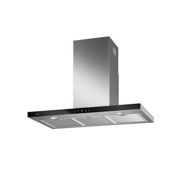 Imagem de Coifa de Parede Fischer Infinity 90CM Inox Controle por Gesto LED Preto 220V