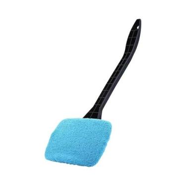 Imagem de Kit De Escova Para Limpeza De Vidros Internos De Carros Com Cabo Longo